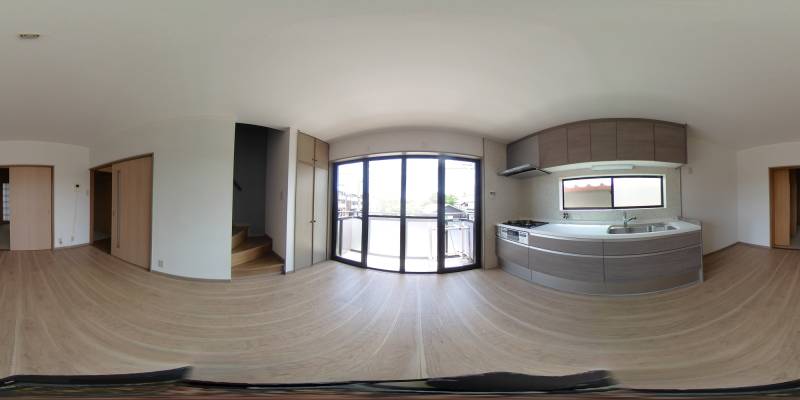 パノラマ画像リビング