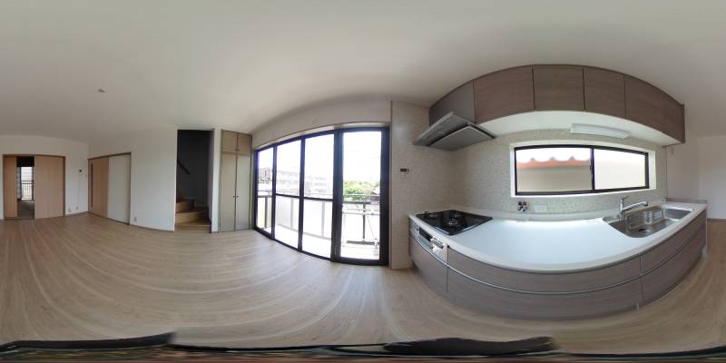 パノラマ画像キッチン