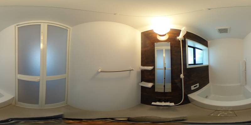 パノラマ画像バスルーム