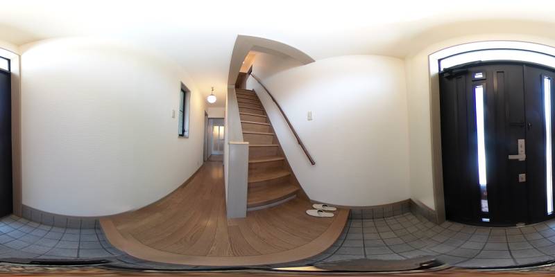 パノラマ画像玄関