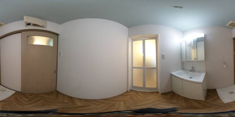 パノラマ画像洗面所