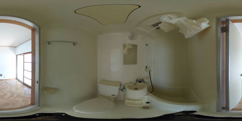 パノラマ画像バスルーム