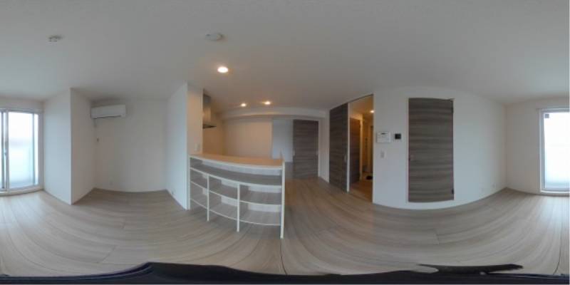 パノラマ画像リビング