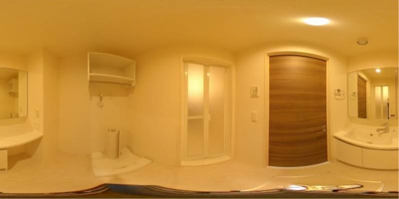 パノラマ画像洗面所