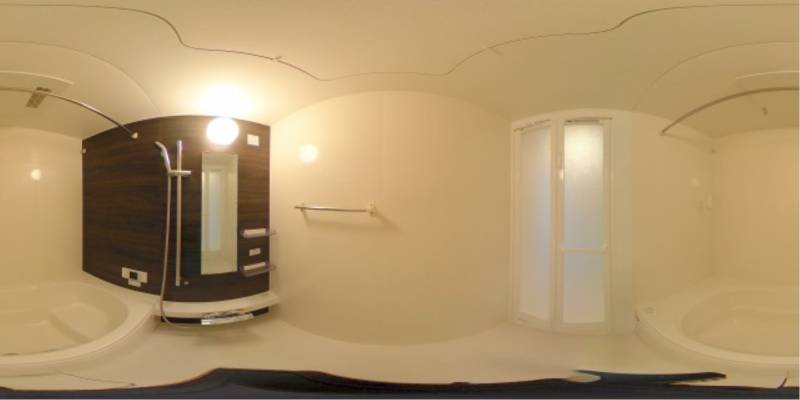 パノラマ画像バスルーム