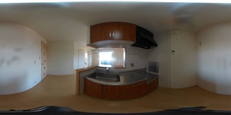 パノラマ画像キッチン