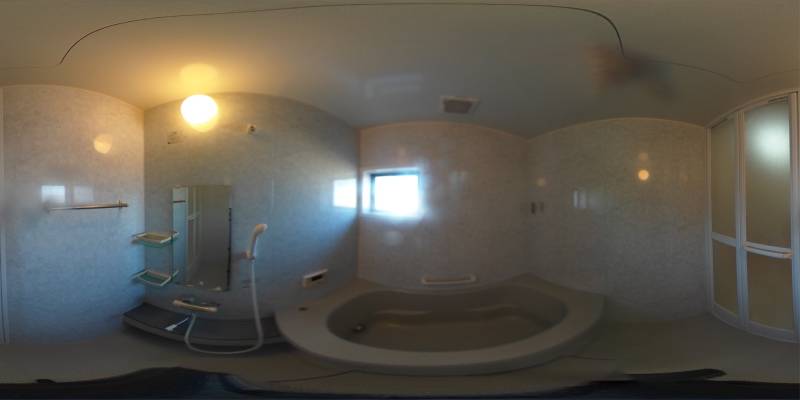 パノラマ画像バスルーム