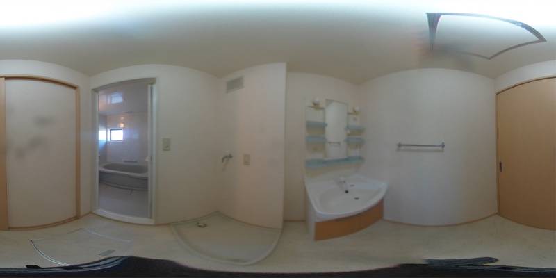パノラマ画像洗面所