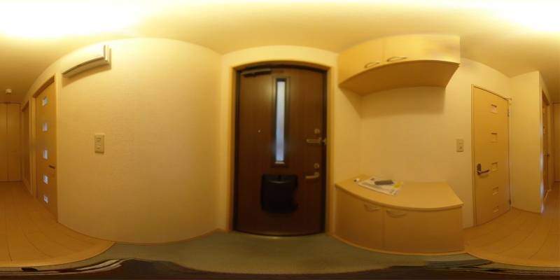 パノラマ画像玄関