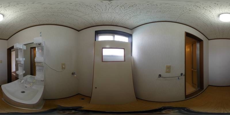 パノラマ画像洗面所