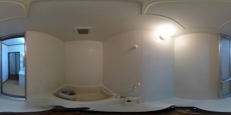 パノラマ画像バスルーム