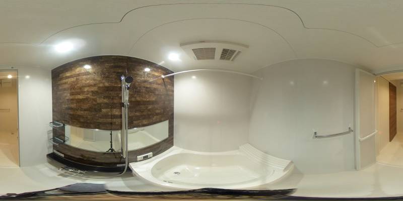 パノラマ画像バスルーム