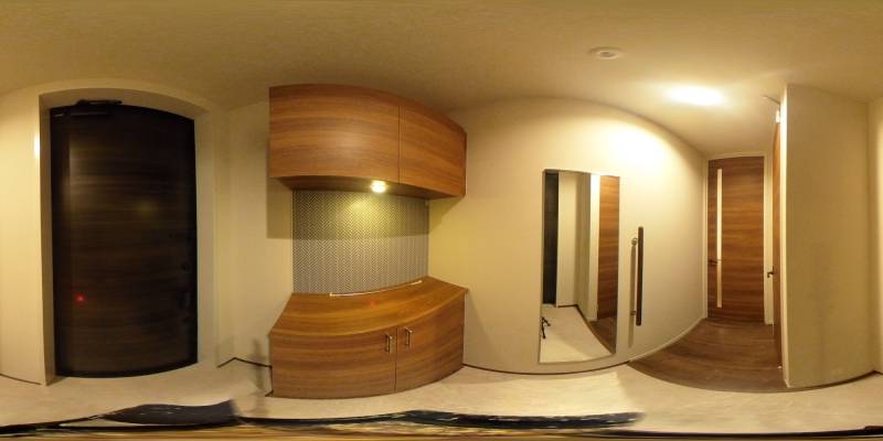 パノラマ画像玄関