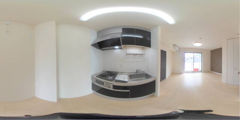 パノラマ画像キッチン