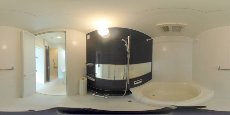 パノラマ画像バスルーム