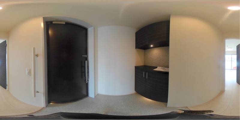 パノラマ画像玄関