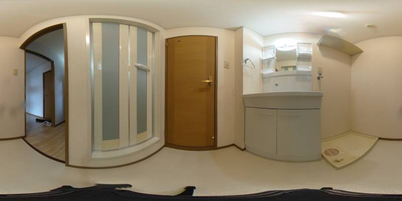 パノラマ画像洗面所