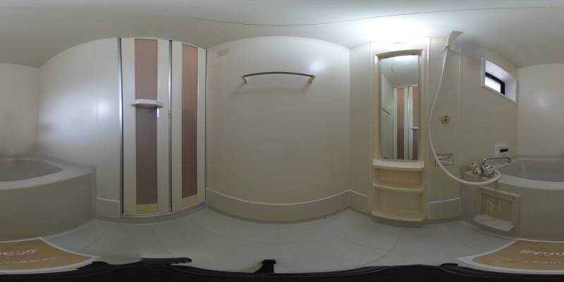 パノラマ画像バスルーム