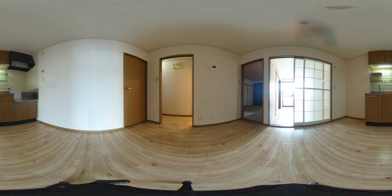 パノラマ画像キッチン