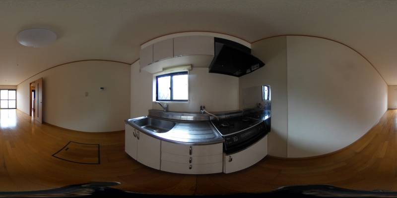 パノラマ画像キッチン