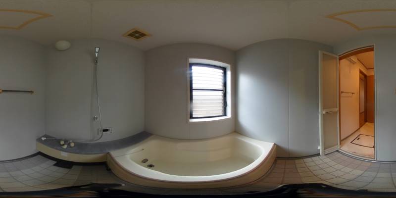 パノラマ画像バスルーム