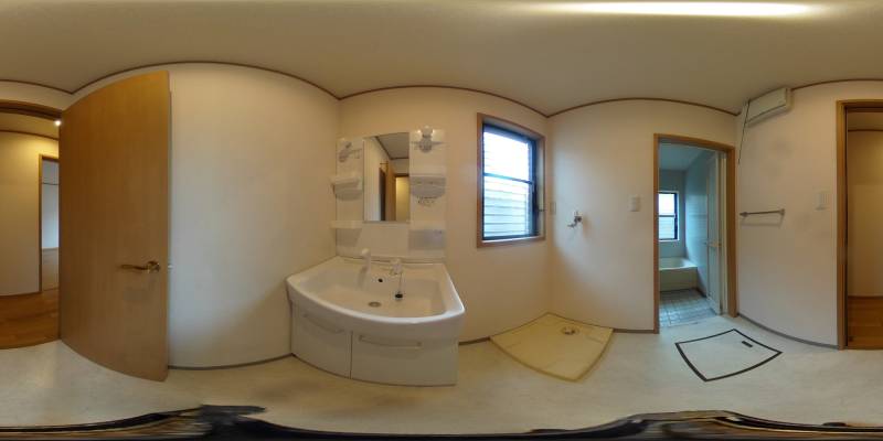 パノラマ画像洗面所