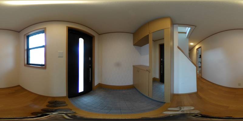 パノラマ画像玄関