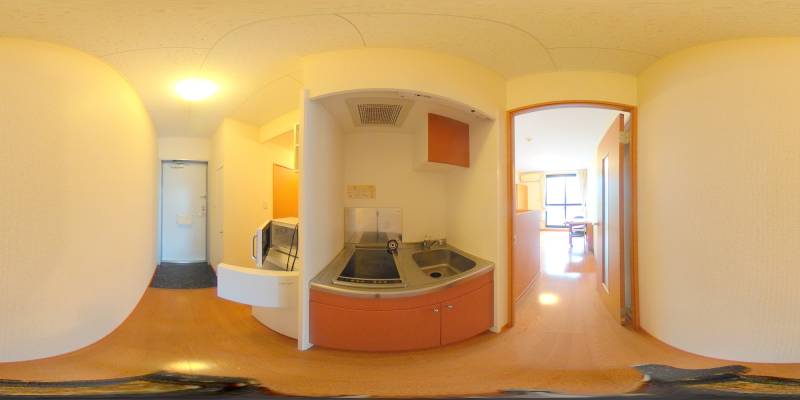 パノラマ画像キッチン