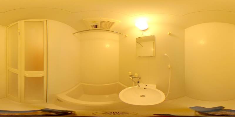 パノラマ画像バスルーム