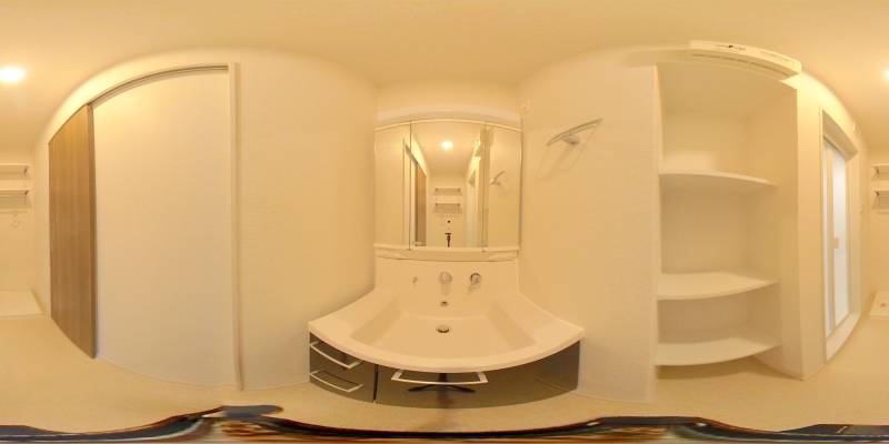 パノラマ画像洗面所