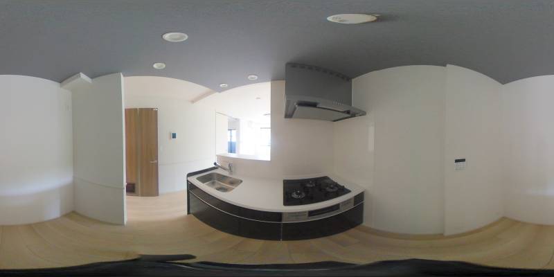 パノラマ画像キッチン