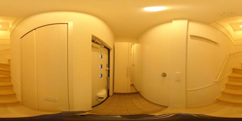 パノラマ画像玄関