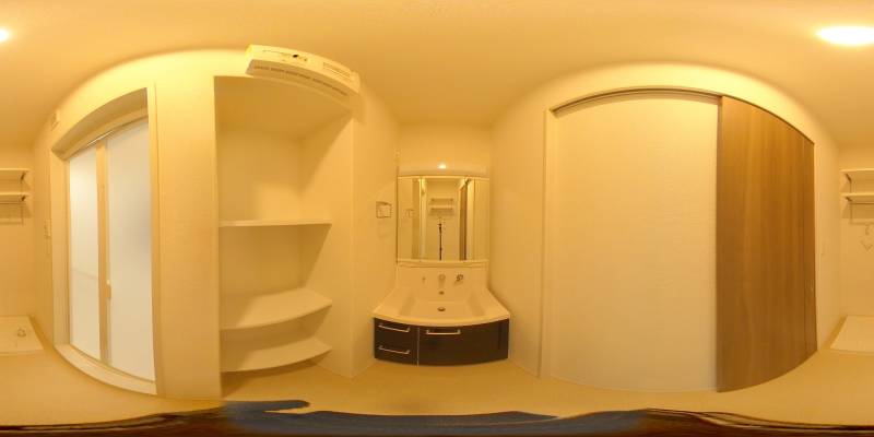 パノラマ画像洗面所