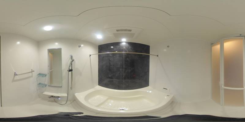 パノラマ画像バスルーム