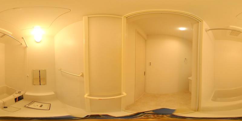 パノラマ画像バスルーム