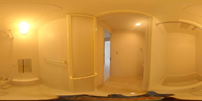 パノラマ画像バスルーム