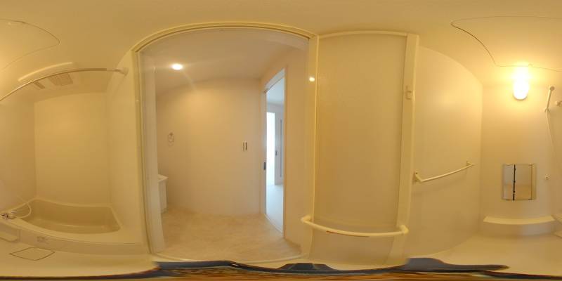 パノラマ画像バスルーム