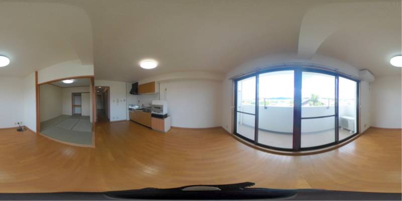 パノラマ画像リビング