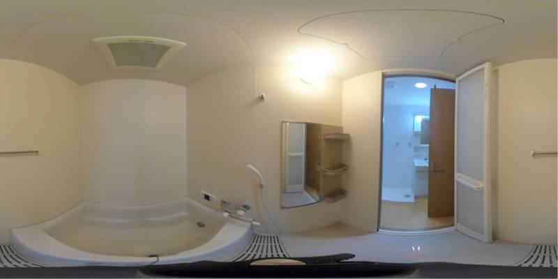 パノラマ画像バスルーム