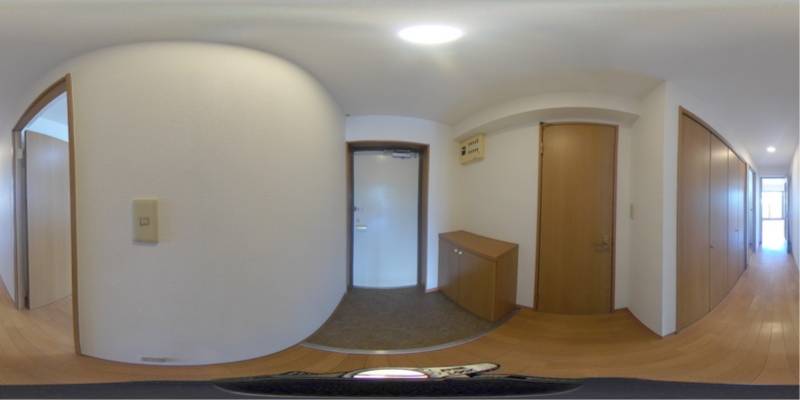 パノラマ画像玄関