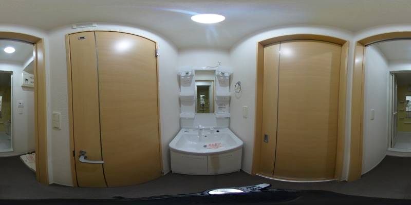 パノラマ画像洗面所