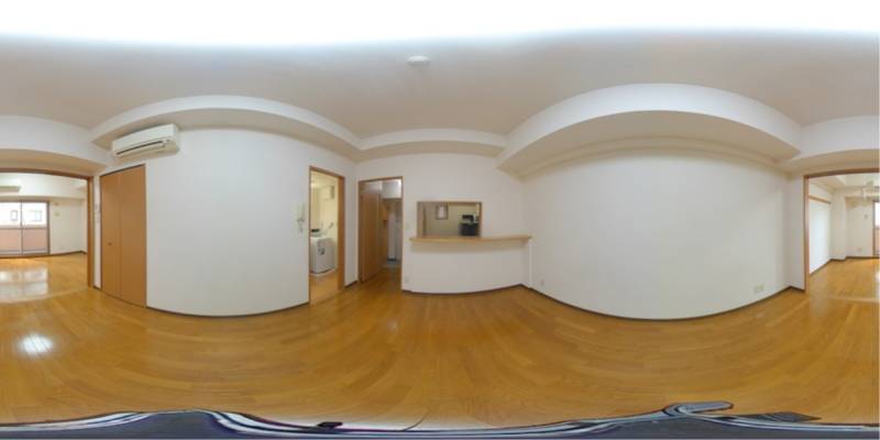 パノラマ画像リビング