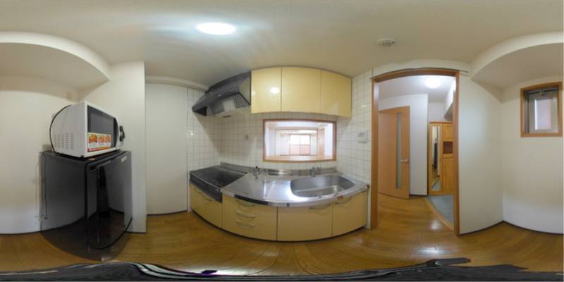 パノラマ画像キッチン