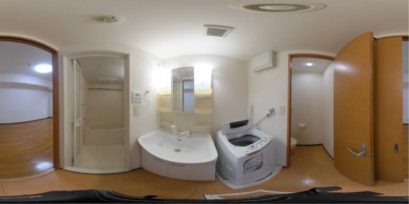 パノラマ画像洗面所