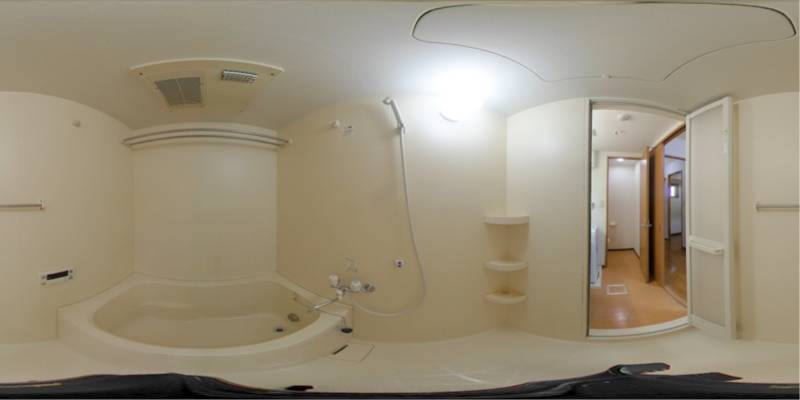 パノラマ画像バスルーム