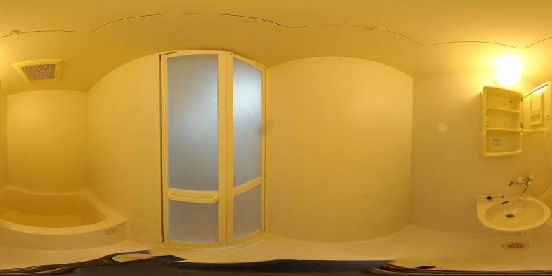 パノラマ画像バスルーム