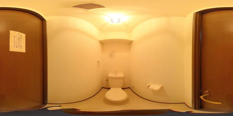 パノラマ画像トイレ