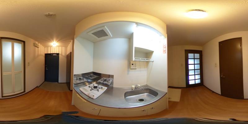 パノラマ画像キッチン