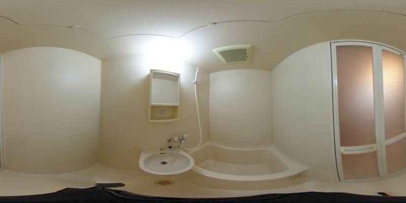 パノラマ画像バスルーム