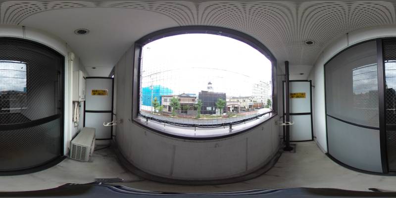 パノラマ画像バルコニー